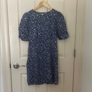 Old Navy Navy Floral Mini Dress